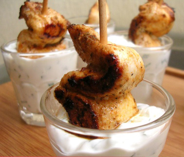 Pincho de Pollo con Yogurt